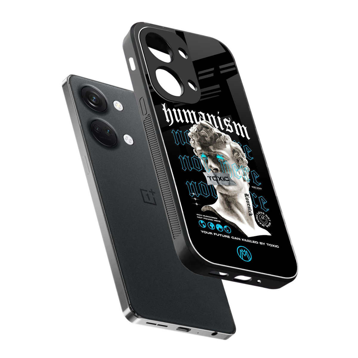 humanism not here back phone cover | glass case for oneplus nord 3