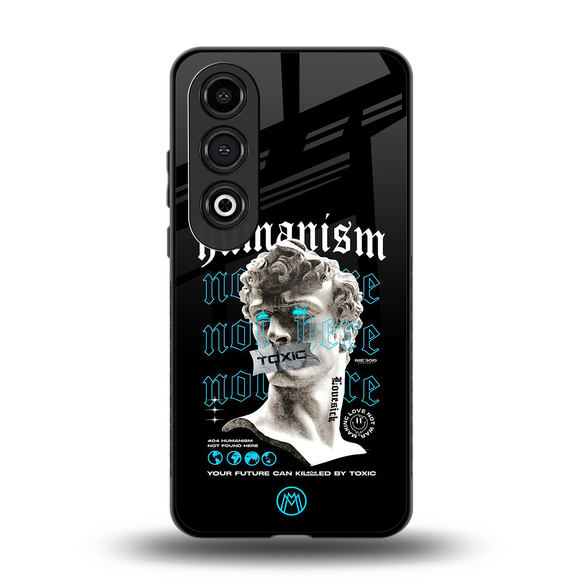 humanism not here back phone cover | glass case for oneplus nord ce 4