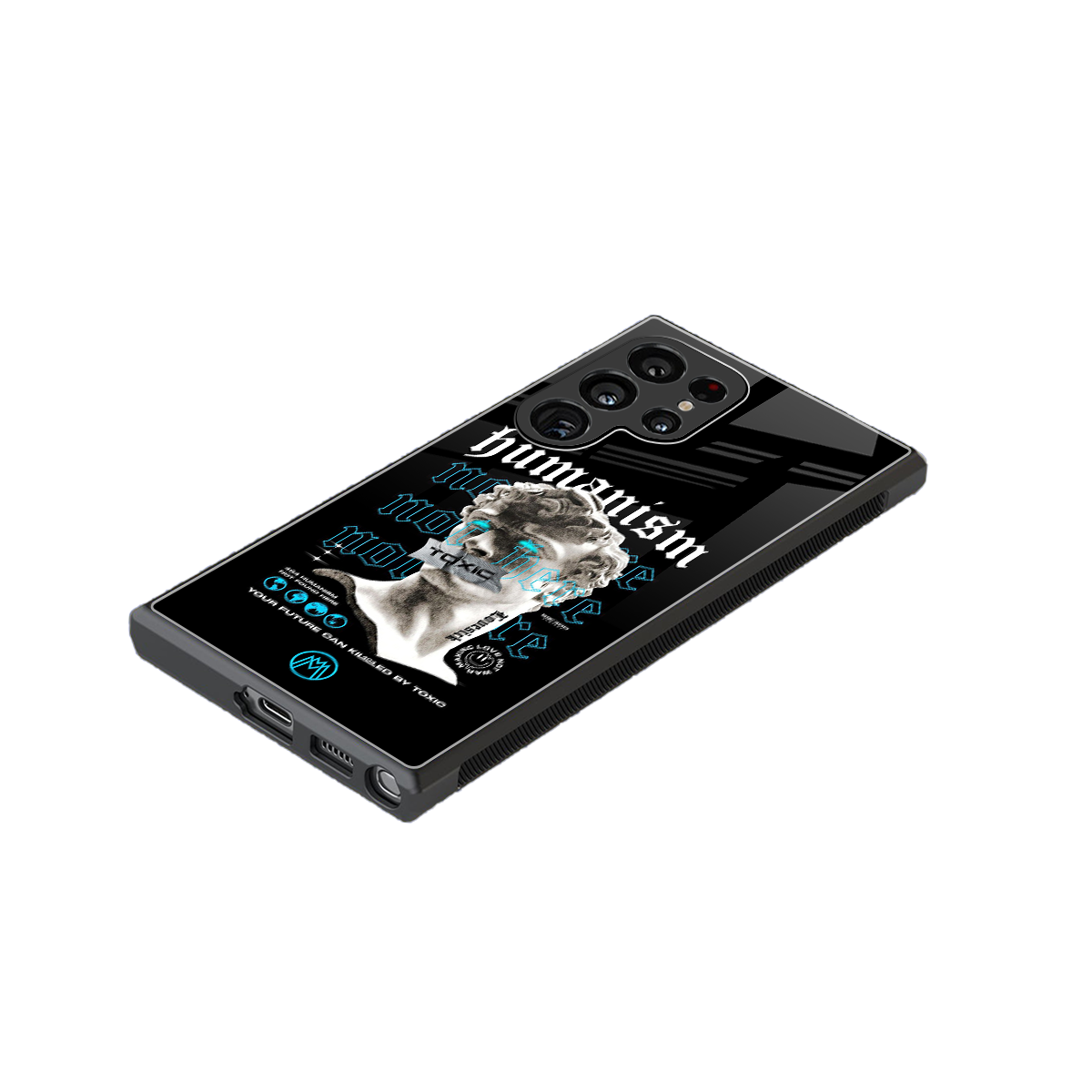 humanism not here back phone cover | glass case for samsung galaxy s23 ultra