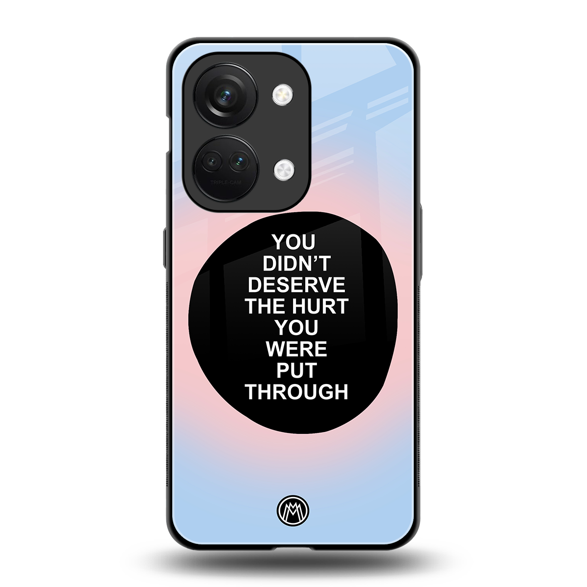 hurt back phone cover | glass case for oneplus nord 3