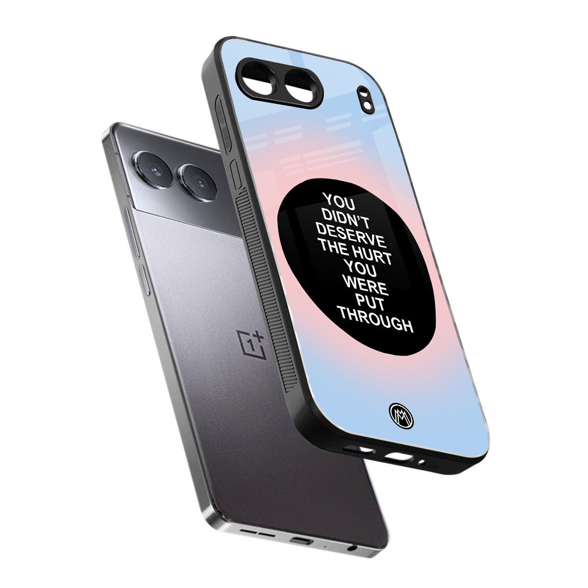hurt back phone cover | glass case for oneplus nord 4