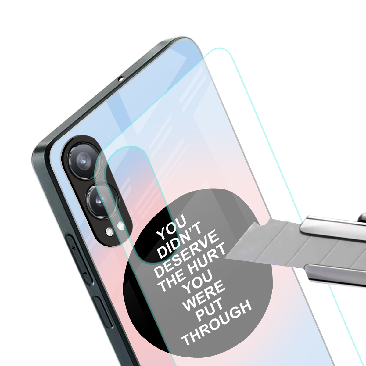 hurt back phone cover | glass case for oneplus nord ce 4 lite