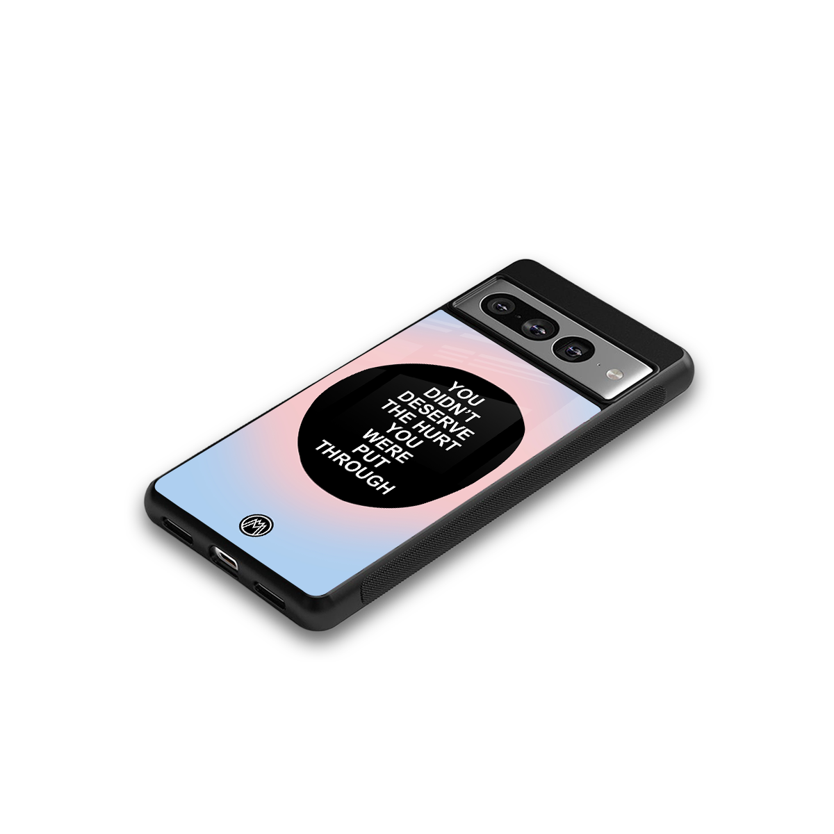 hurt back phone cover | glass case for google pixel 7 pro