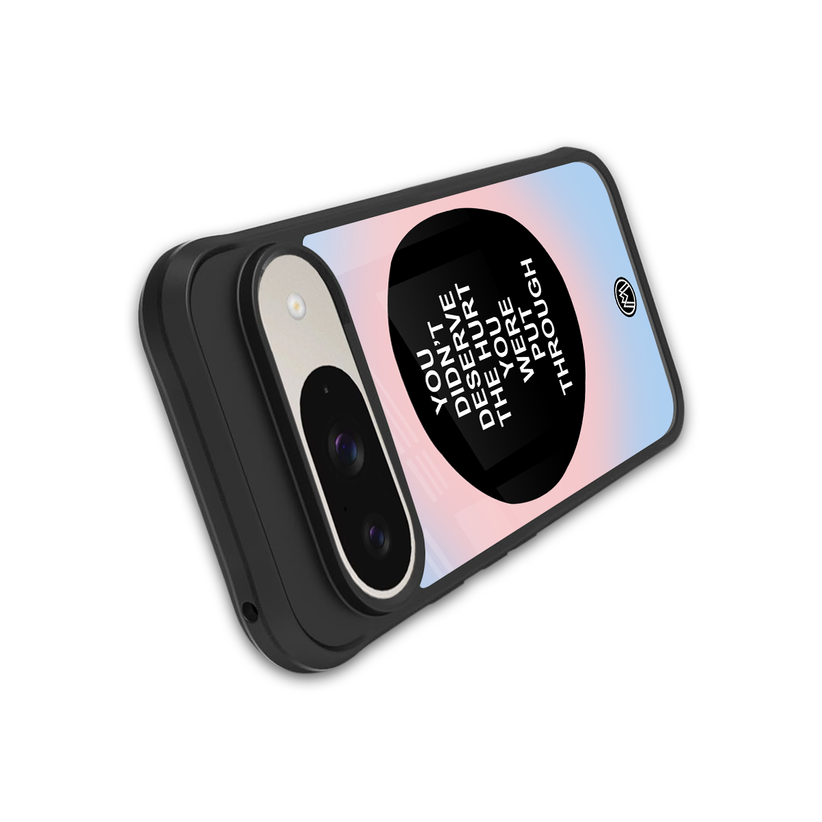 hurt back phone cover | glass case for google pixel 9