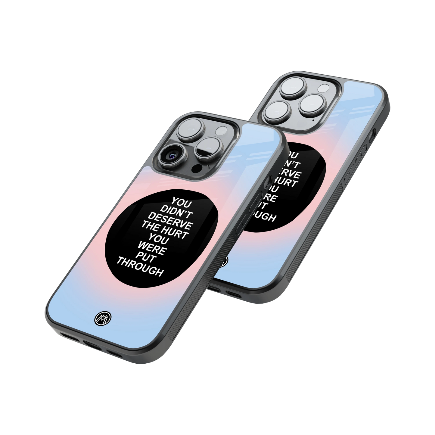 Protective Glass Back Phone Case Compatible with iPhone, Samsung, OnePlus, Pixel & More