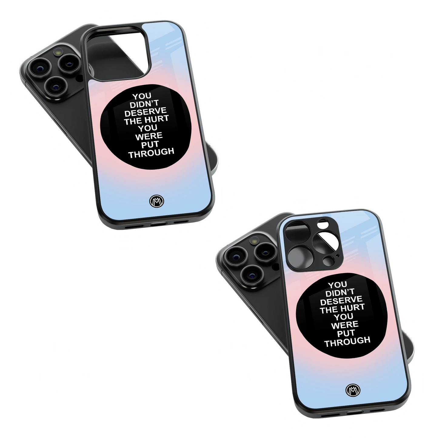 Trendy Glass Back Mobile Case for iPhone, Samsung, Redmi, OnePlus, Google Pixel, Motorola