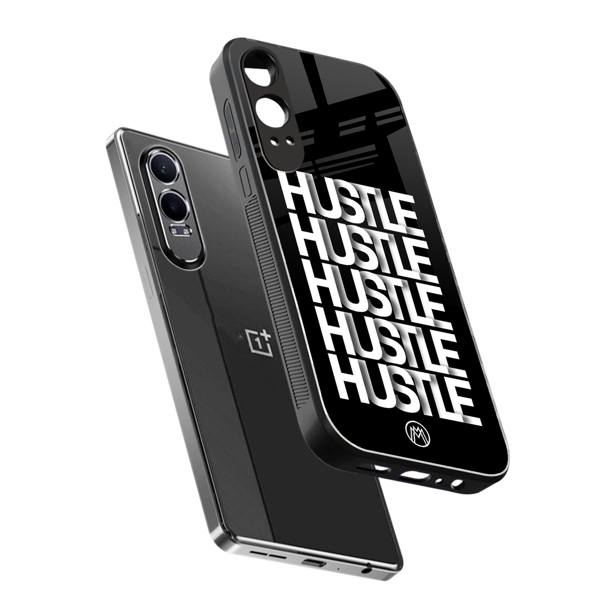 hustle back phone cover | glass case for oneplus nord ce 4 lite