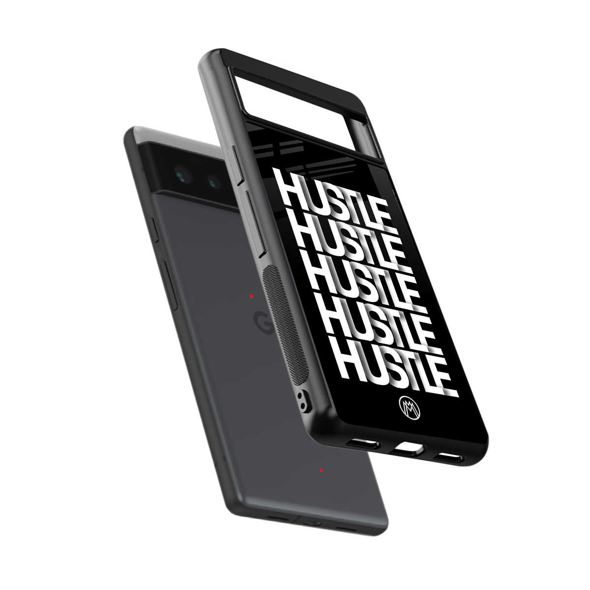 hustle back phone cover | glass case for Google Pixel 6A
