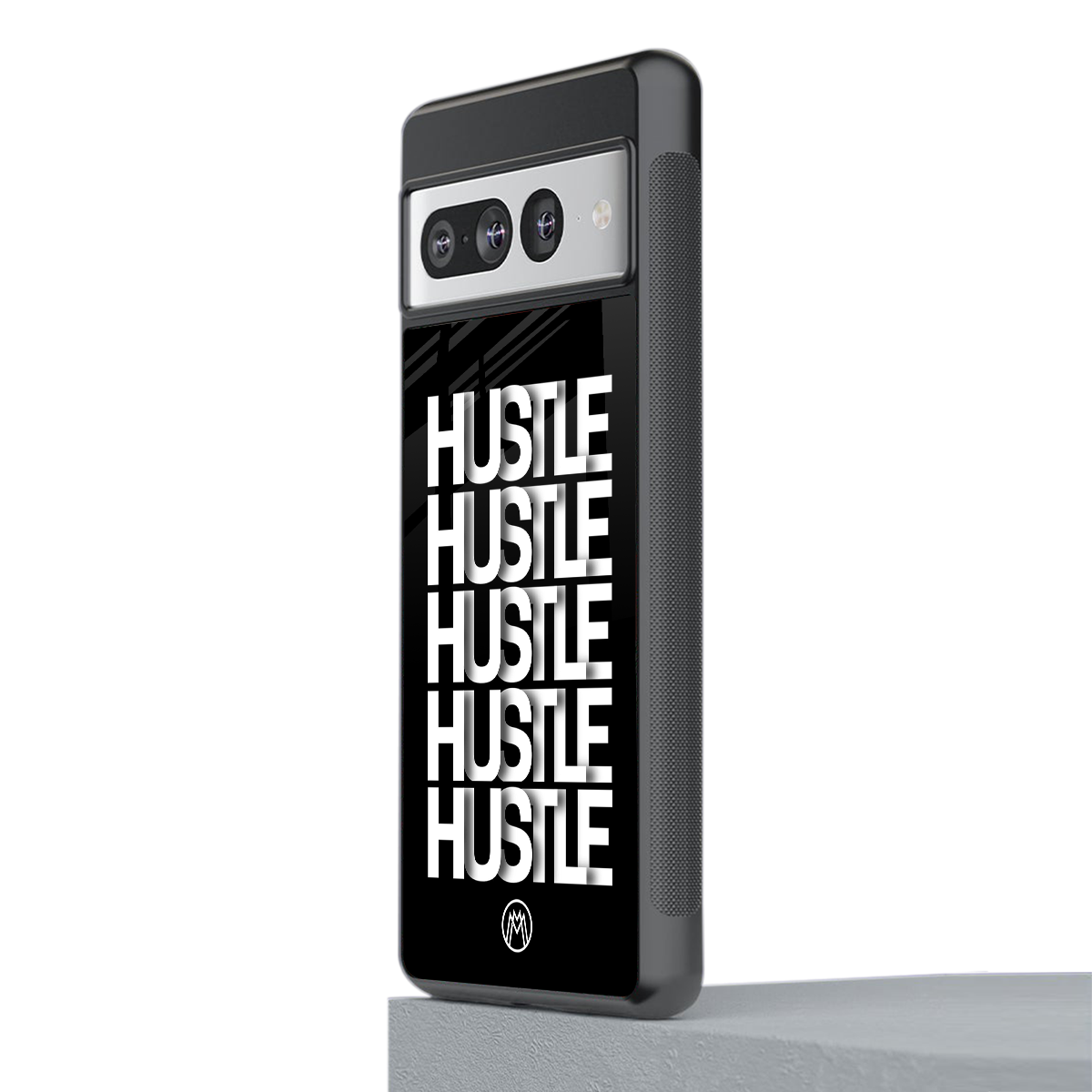 hustle back phone cover | glass case for google pixel 7 pro