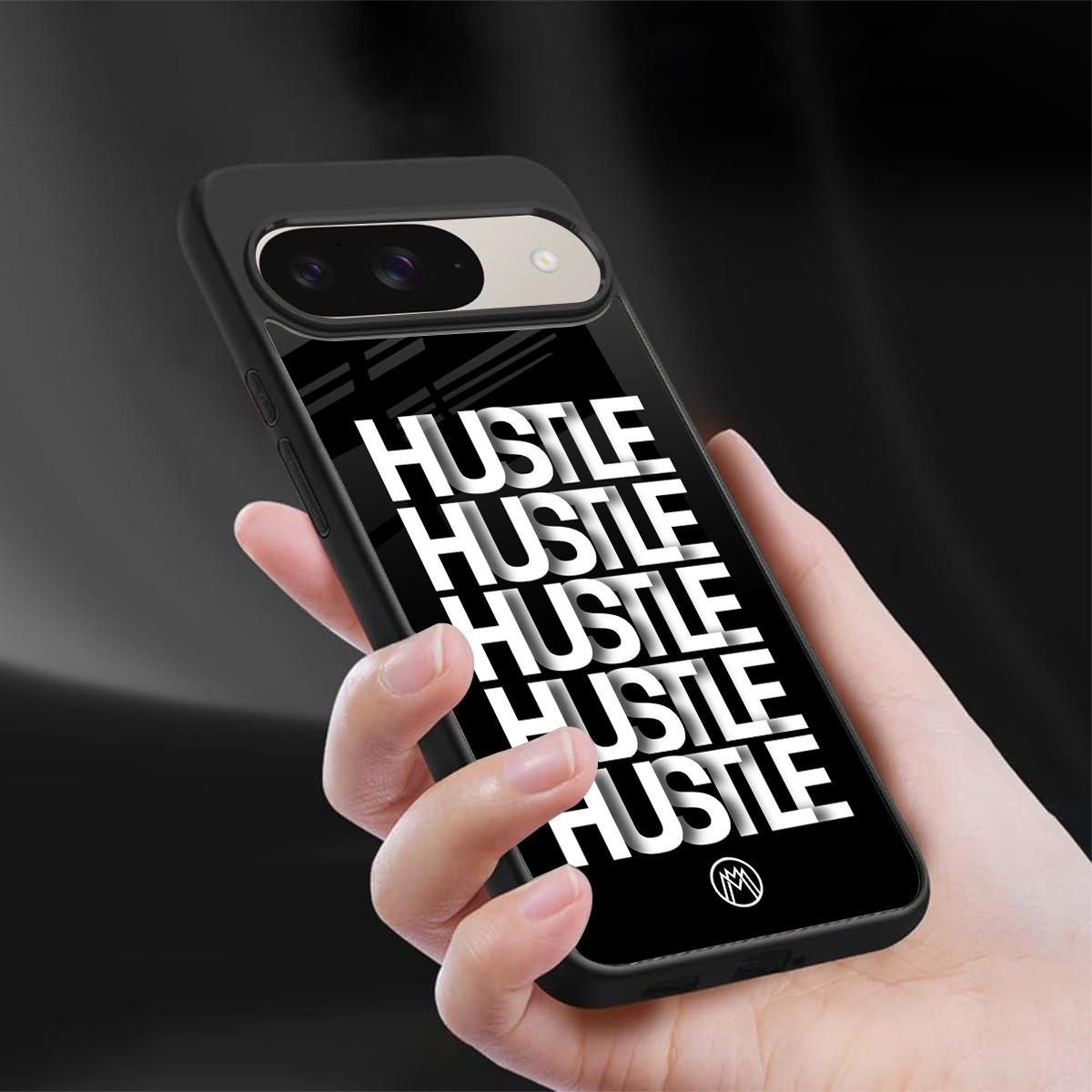 hustle back phone cover | glass case for google pixel 9