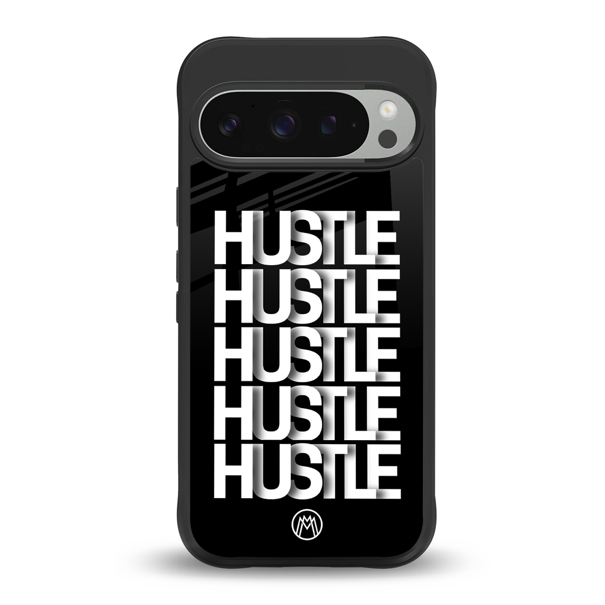 hustle back phone cover | glass case for google pixel 9 pro
