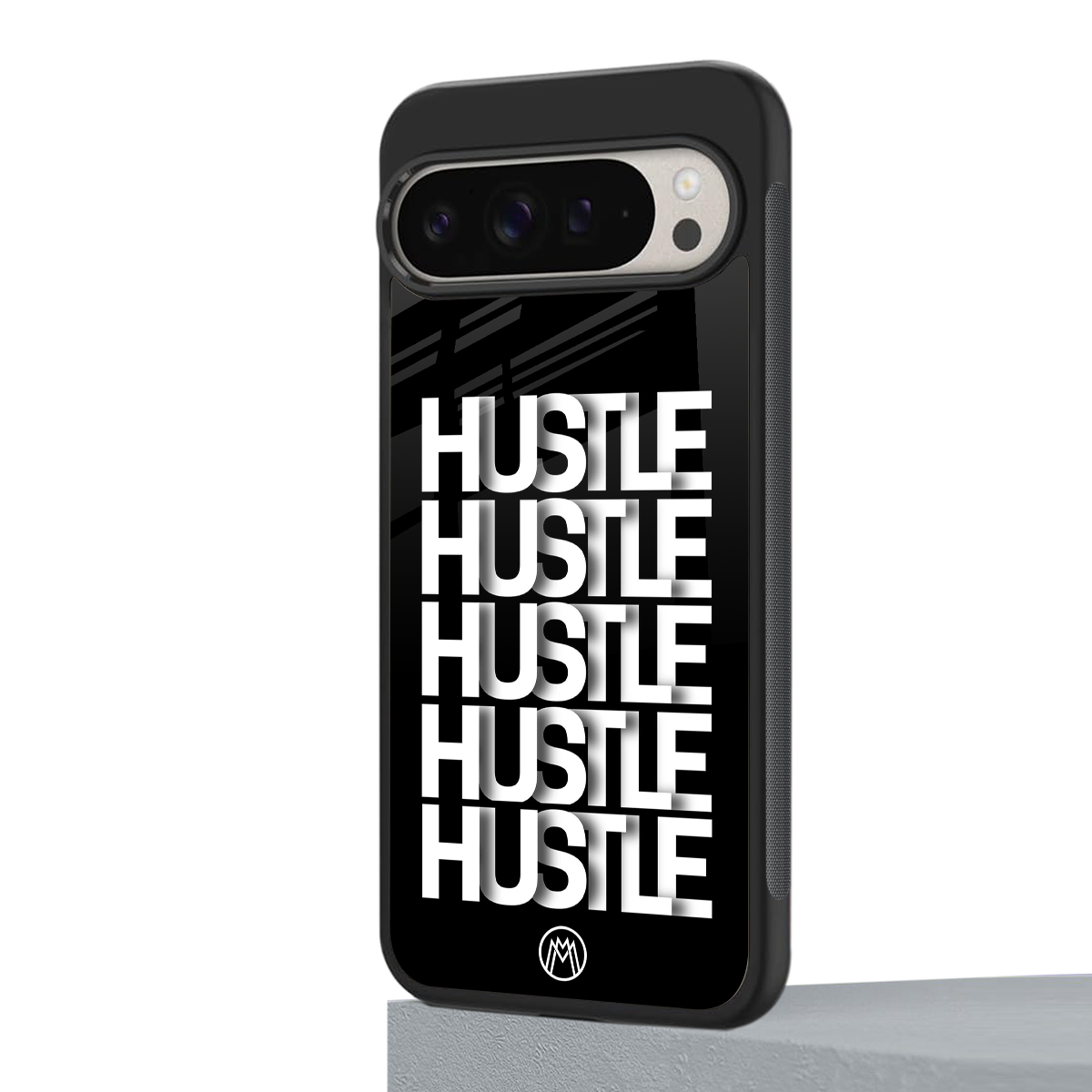 hustle back phone cover | glass case for google pixel 9 pro