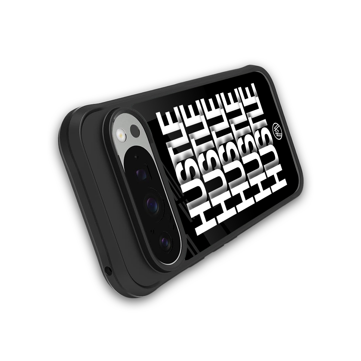 hustle back phone cover | glass case for google pixel 9 pro