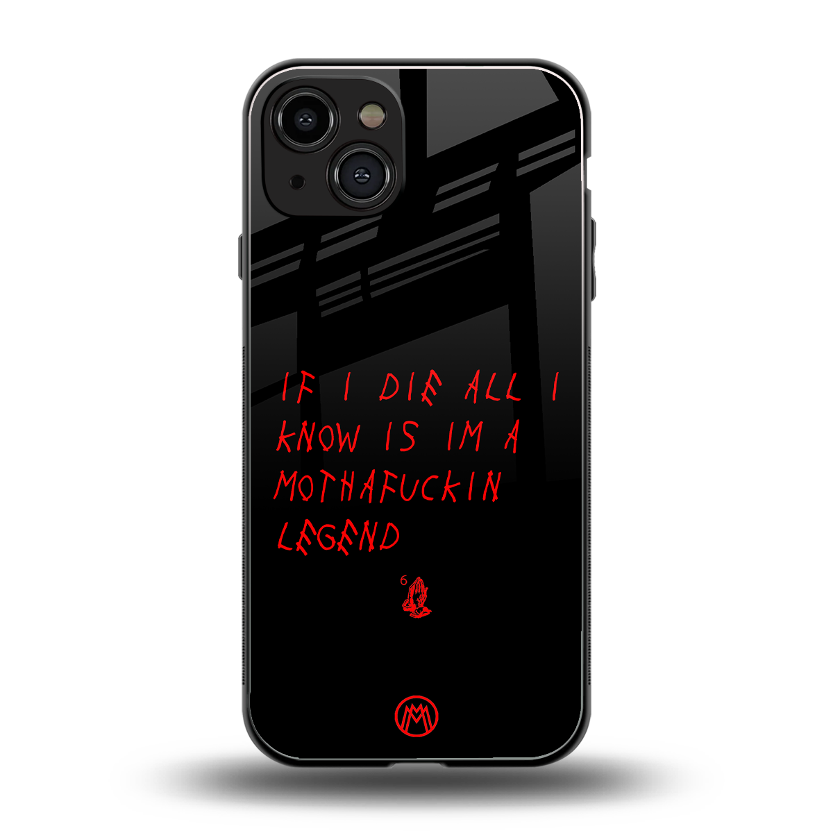 i am a legend back phone cover | glass case for iphone 15