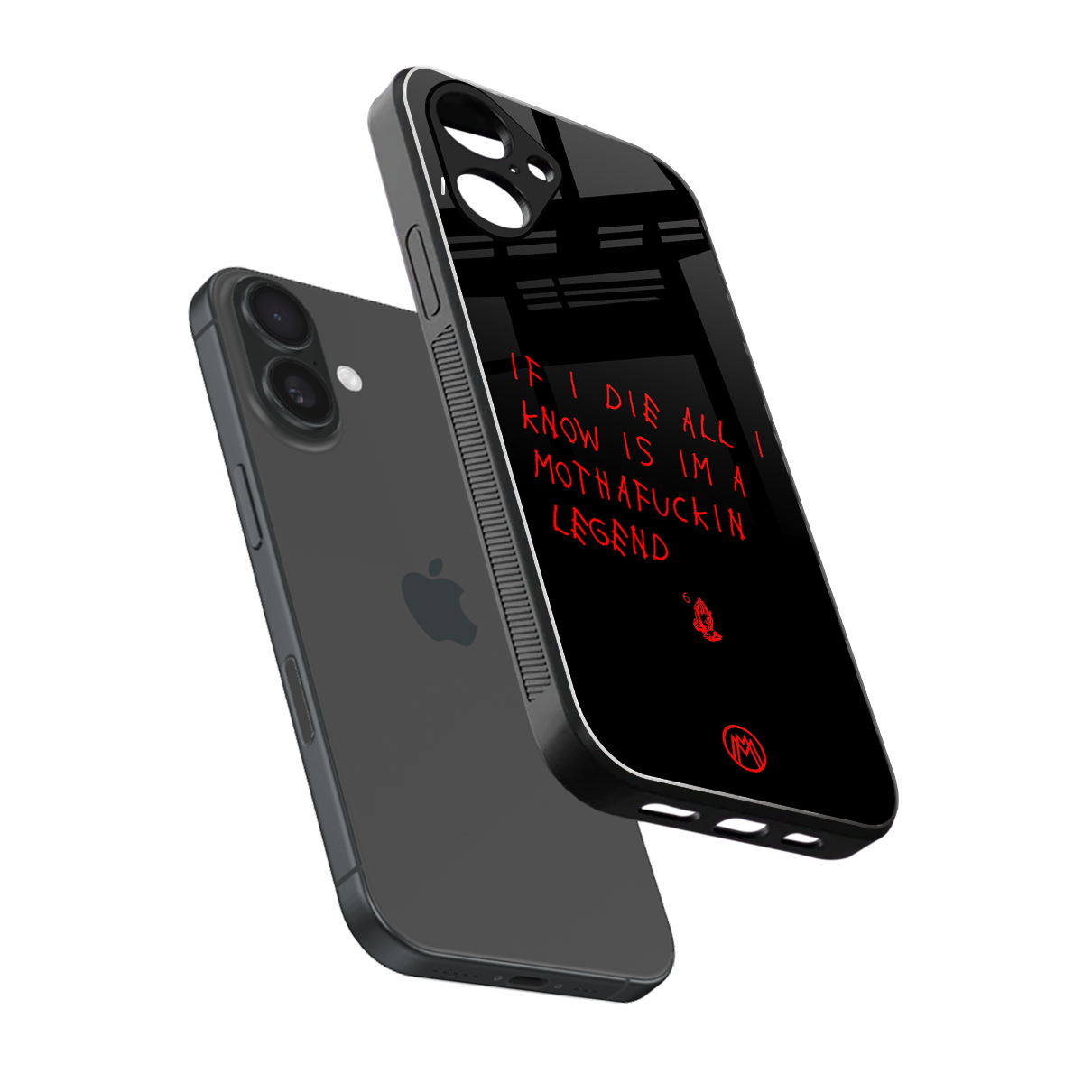 i am a legend back phone cover | glass case for iphone 16