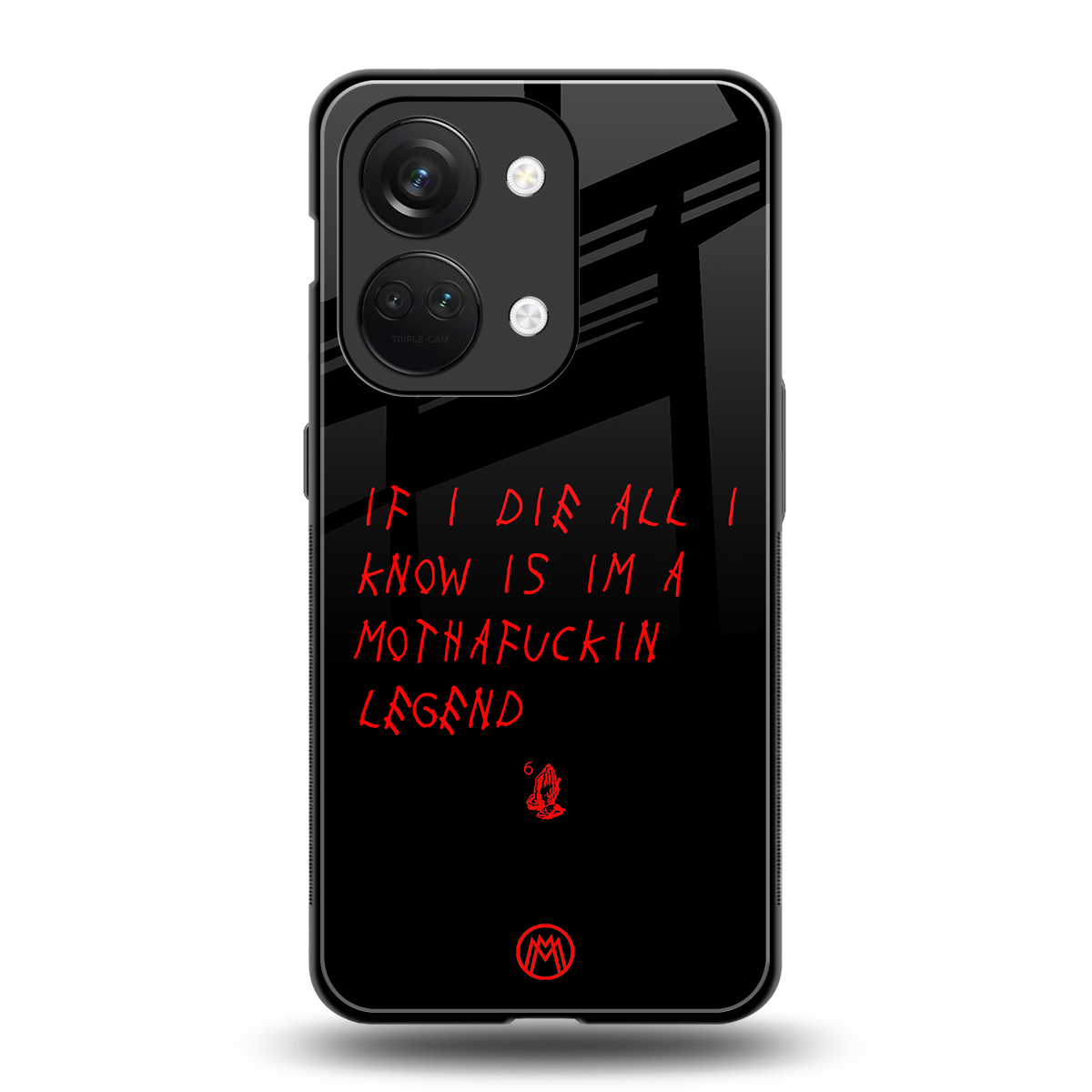 i am a legend back phone cover | glass case for oneplus nord 3