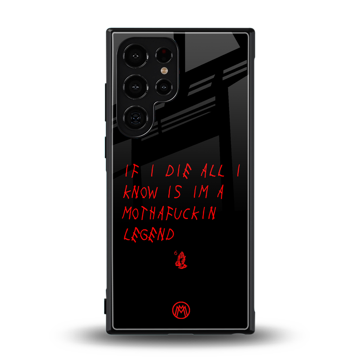 i am a legend back phone cover | glass case for samsung galaxy s24 ultra