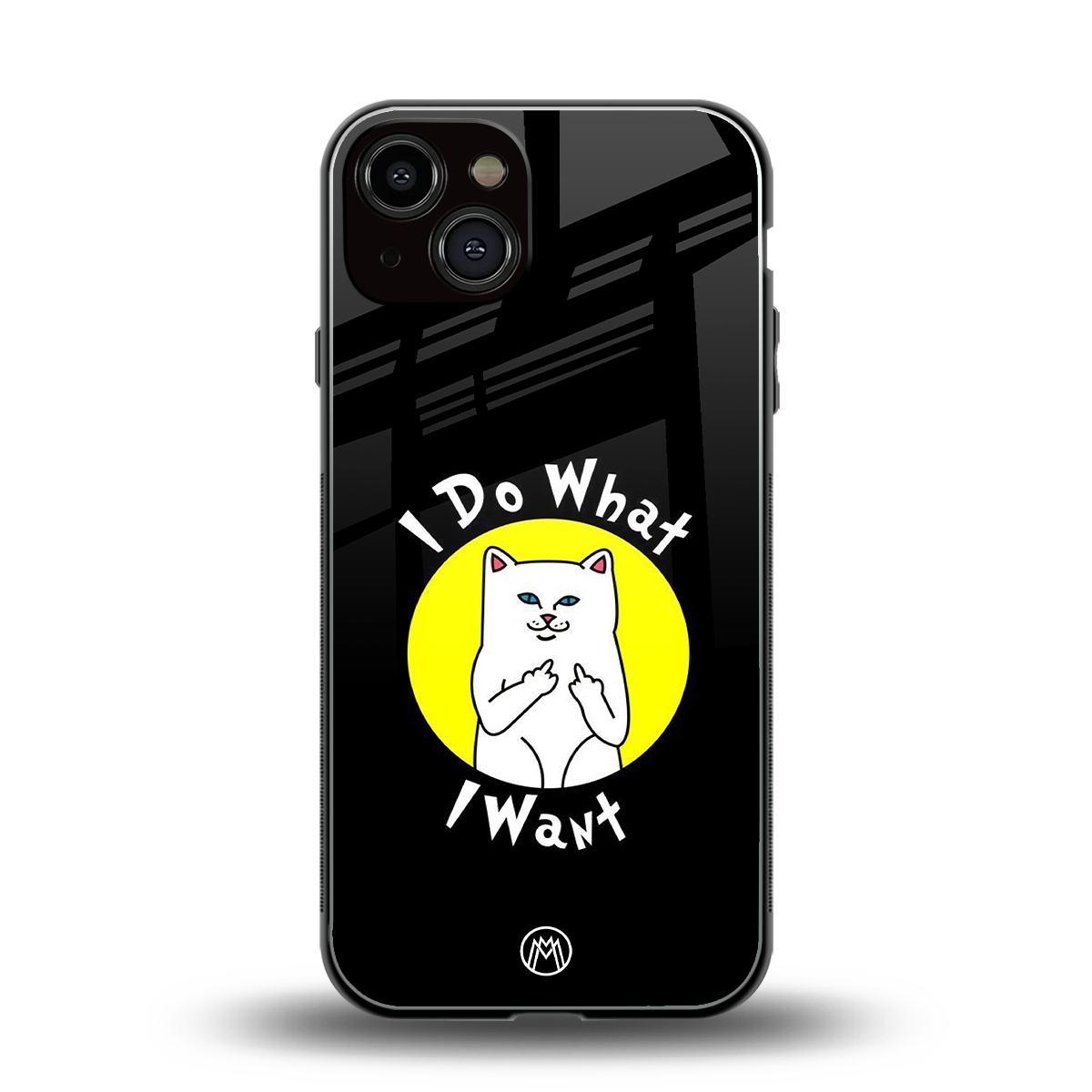 i do what i want back phone cover | glass case for iphone 13