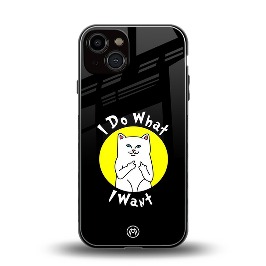 i do what i want back phone cover | glass case for iphone 13