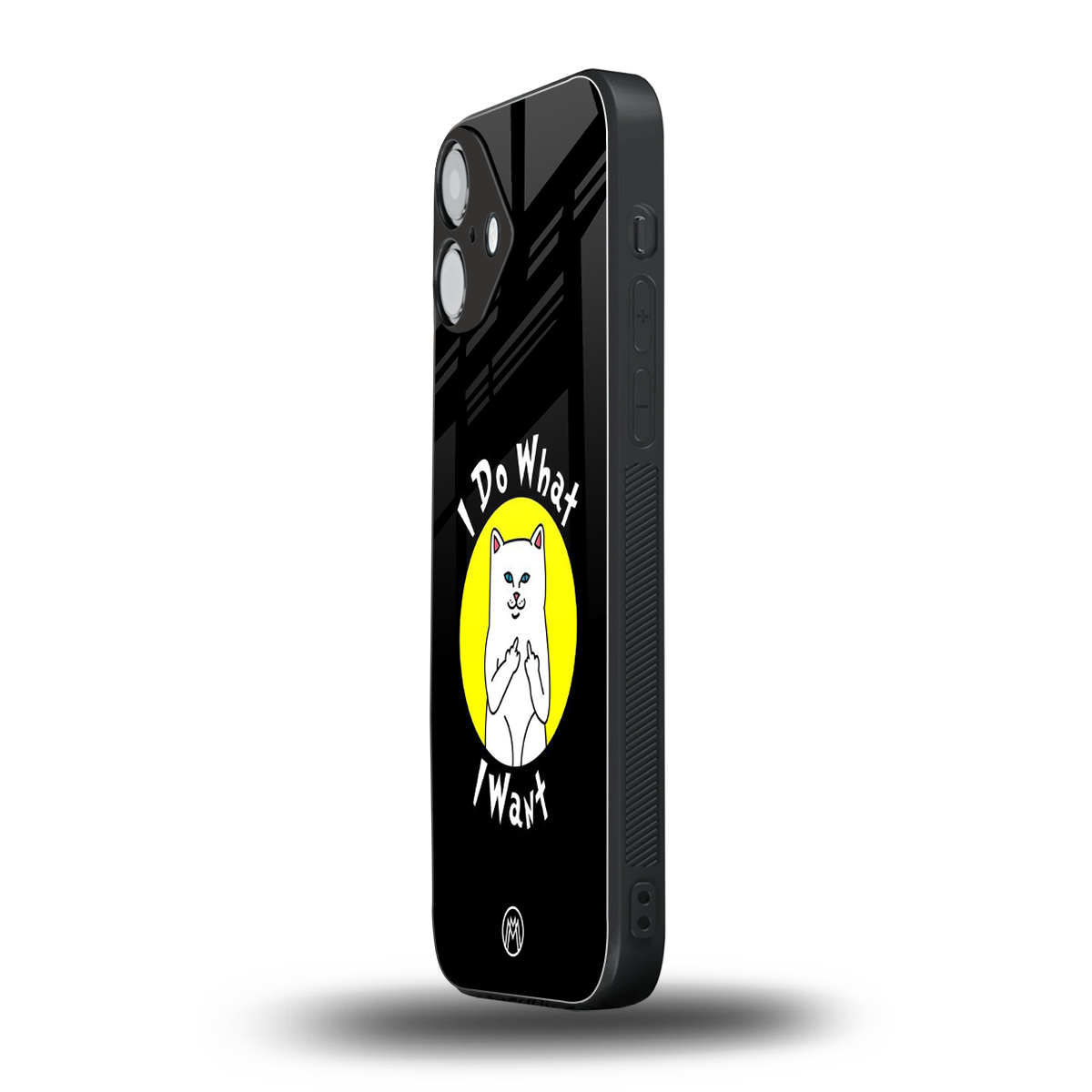 i do what i want back phone cover | glass case for iphone 16 plus