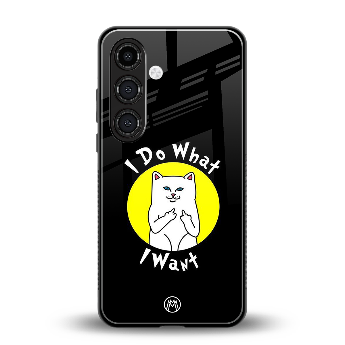 i do what i want back phone cover | glass case for samsung galaxy s24 fe