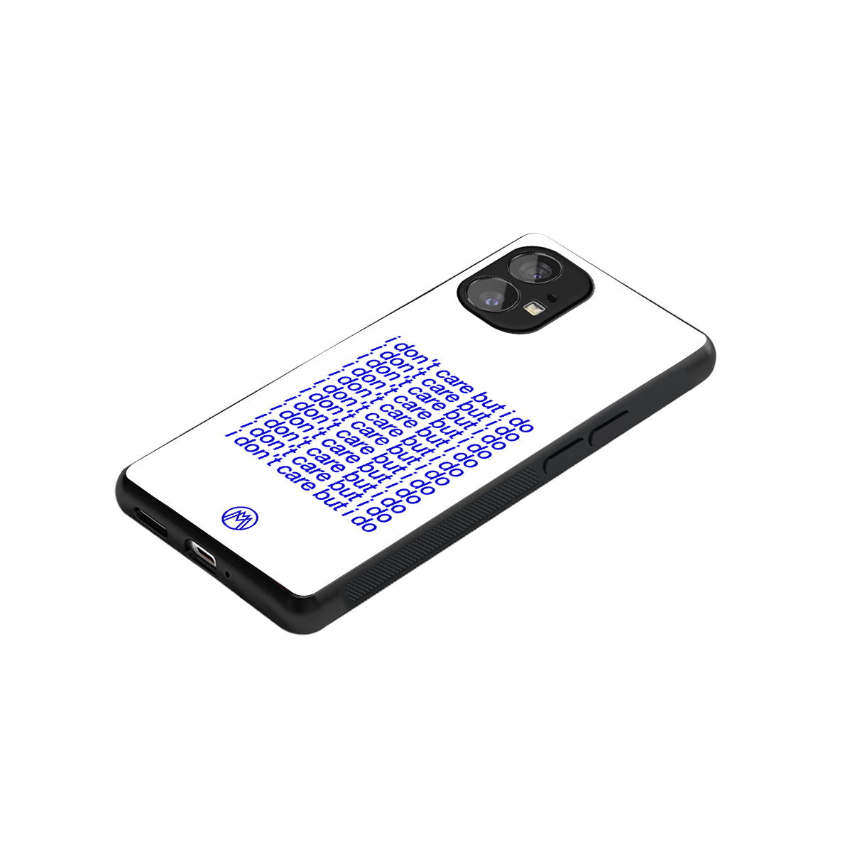 i don't care but i do back phone cover | glass case for nothing phone 1