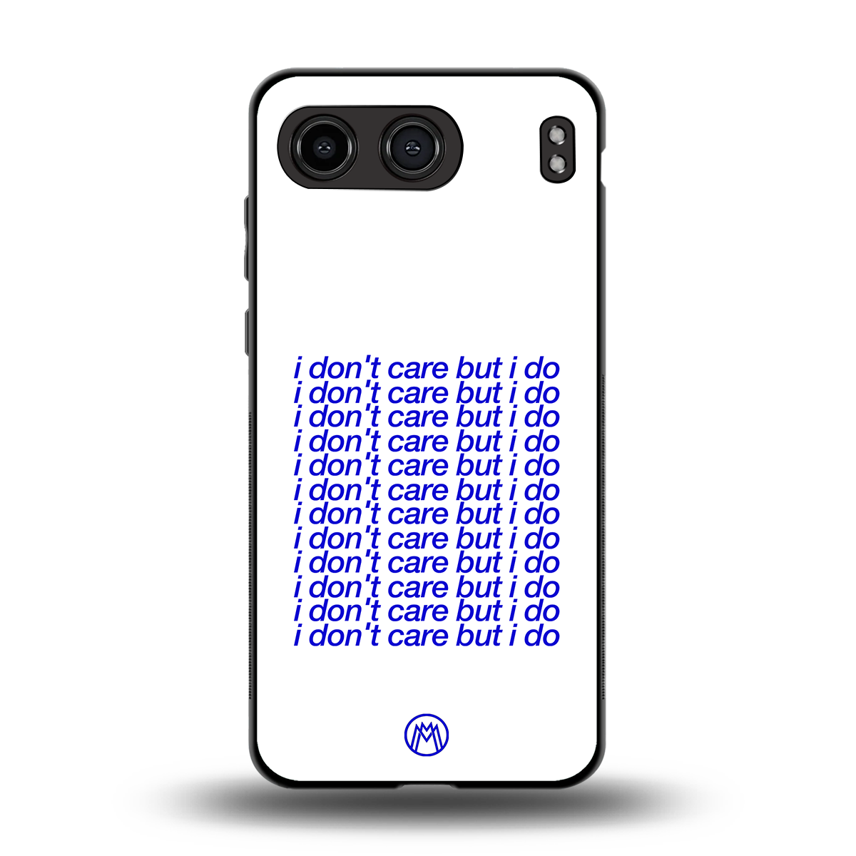 i don't care but i do back phone cover | glass case for oneplus nord 4