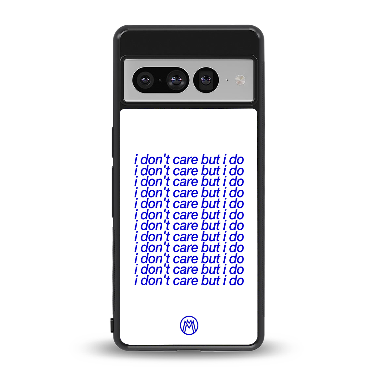 i don't care but i do back phone cover | glass case for google pixel 7 pro