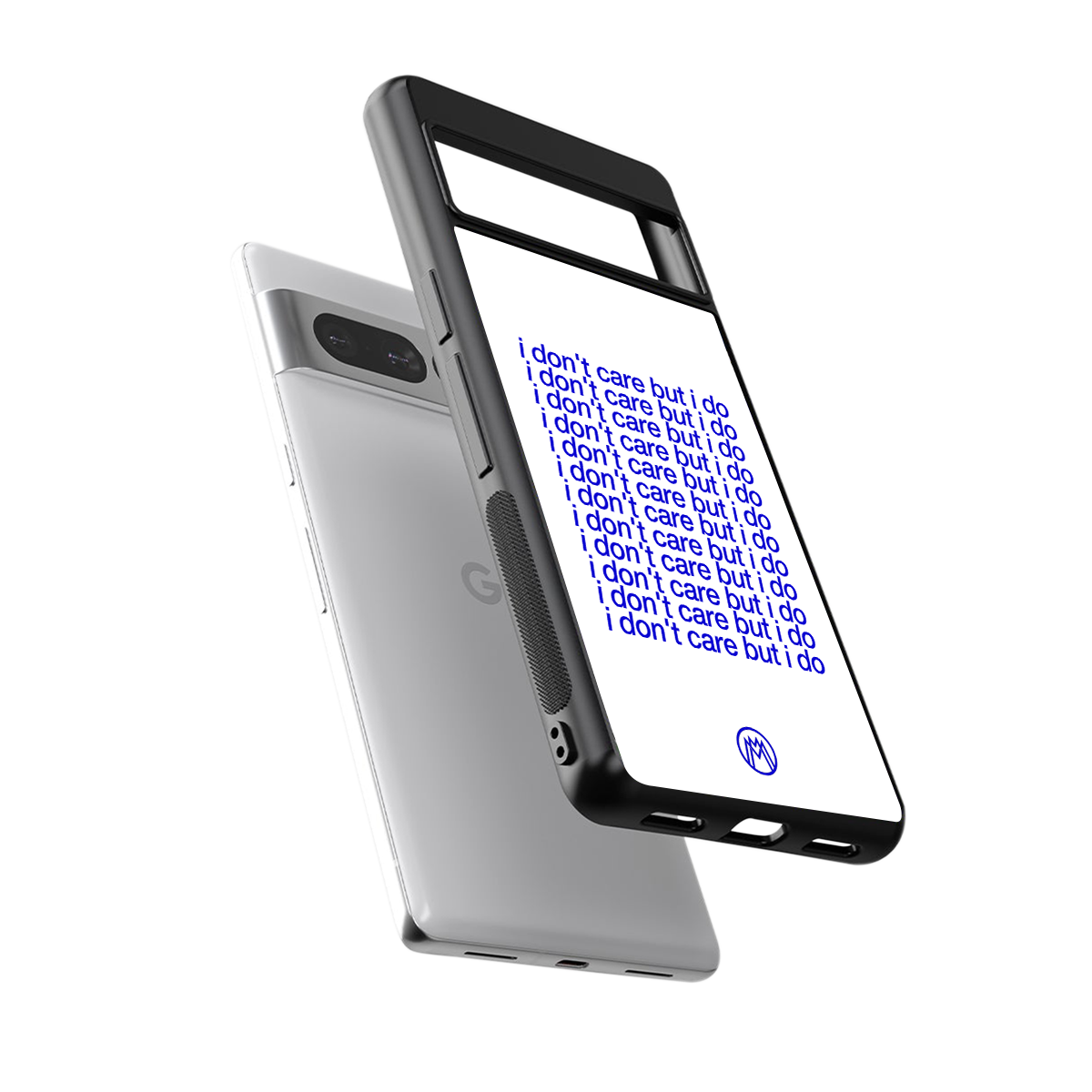 i don't care but i do back phone cover | glass case for google pixel 7 pro