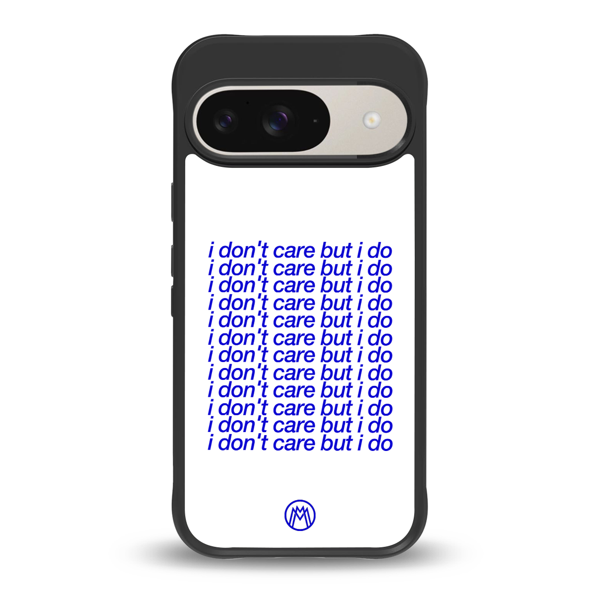 i don't care but i do back phone cover | glass case for google pixel 9