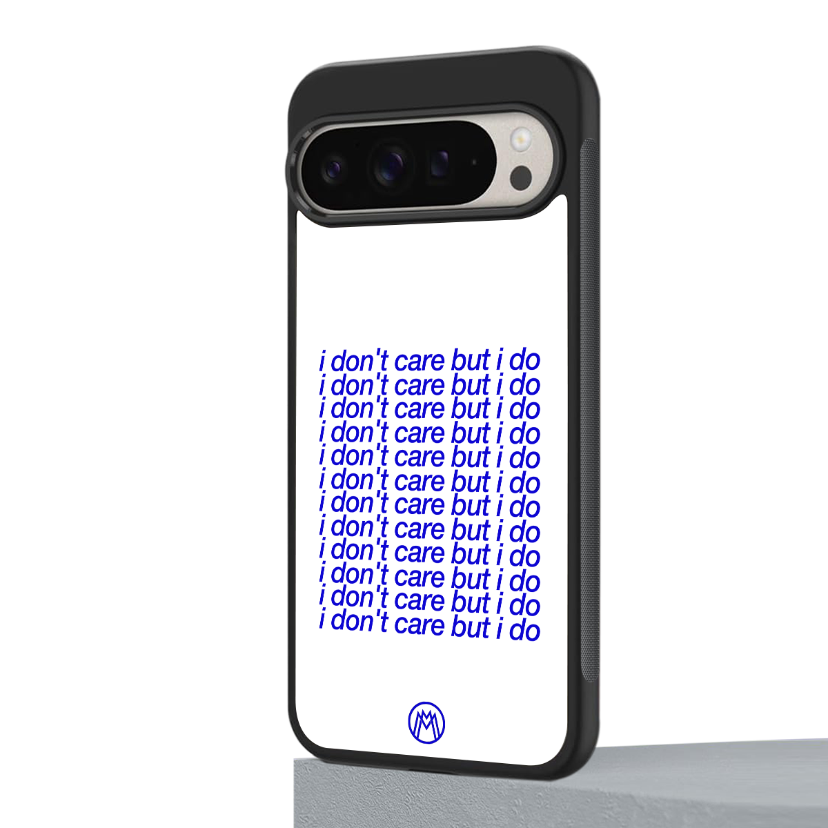i don't care but i do back phone cover | glass case for google pixel 9 pro