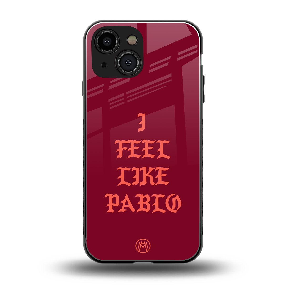 i feel like pablo back phone cover | glass case for iphone 13 mini