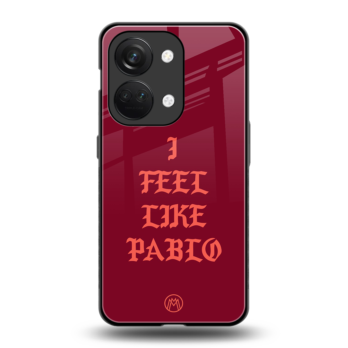 i feel like pablo back phone cover | glass case for oneplus nord 3