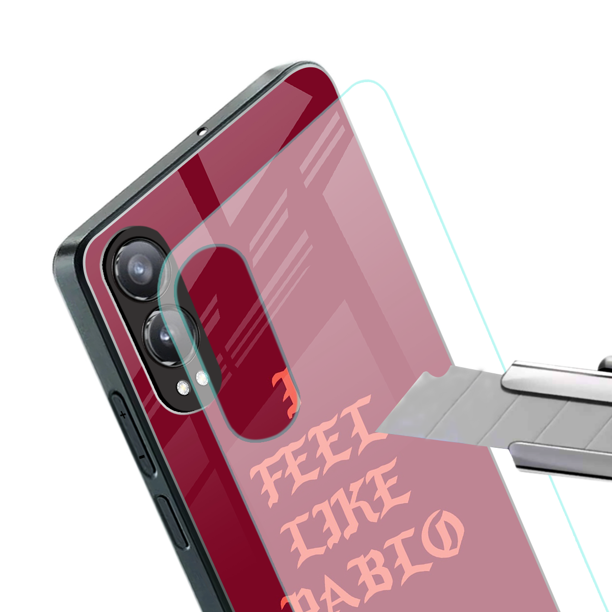 i feel like pablo back phone cover | glass case for oneplus nord ce 4 lite