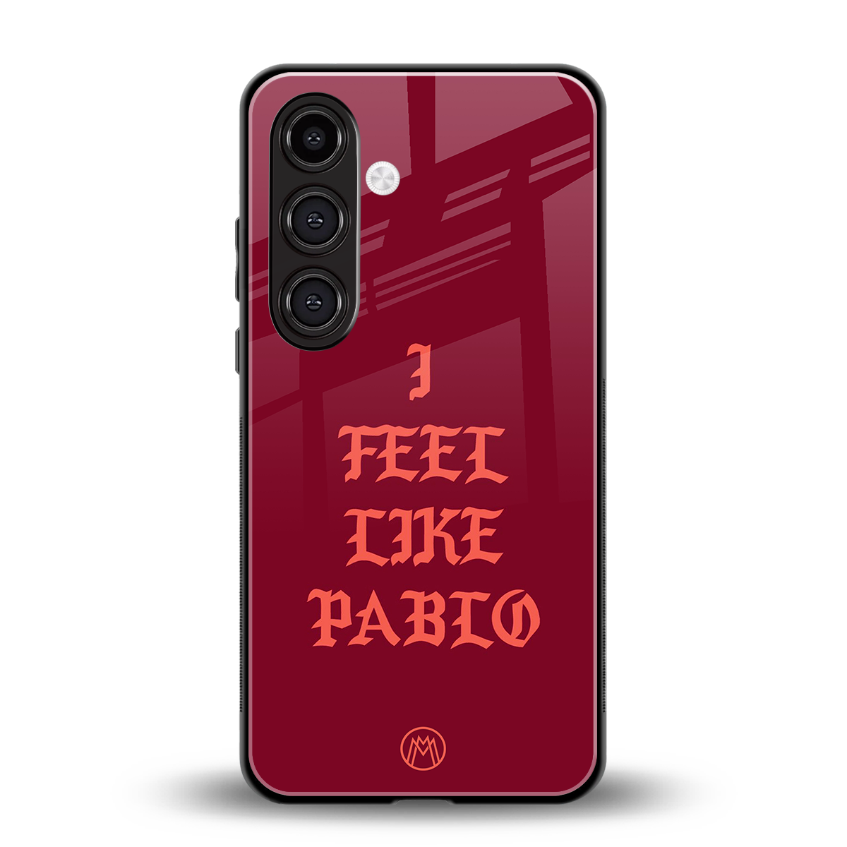 i feel like pablo back phone cover | glass case for samsung galaxy s24 fe