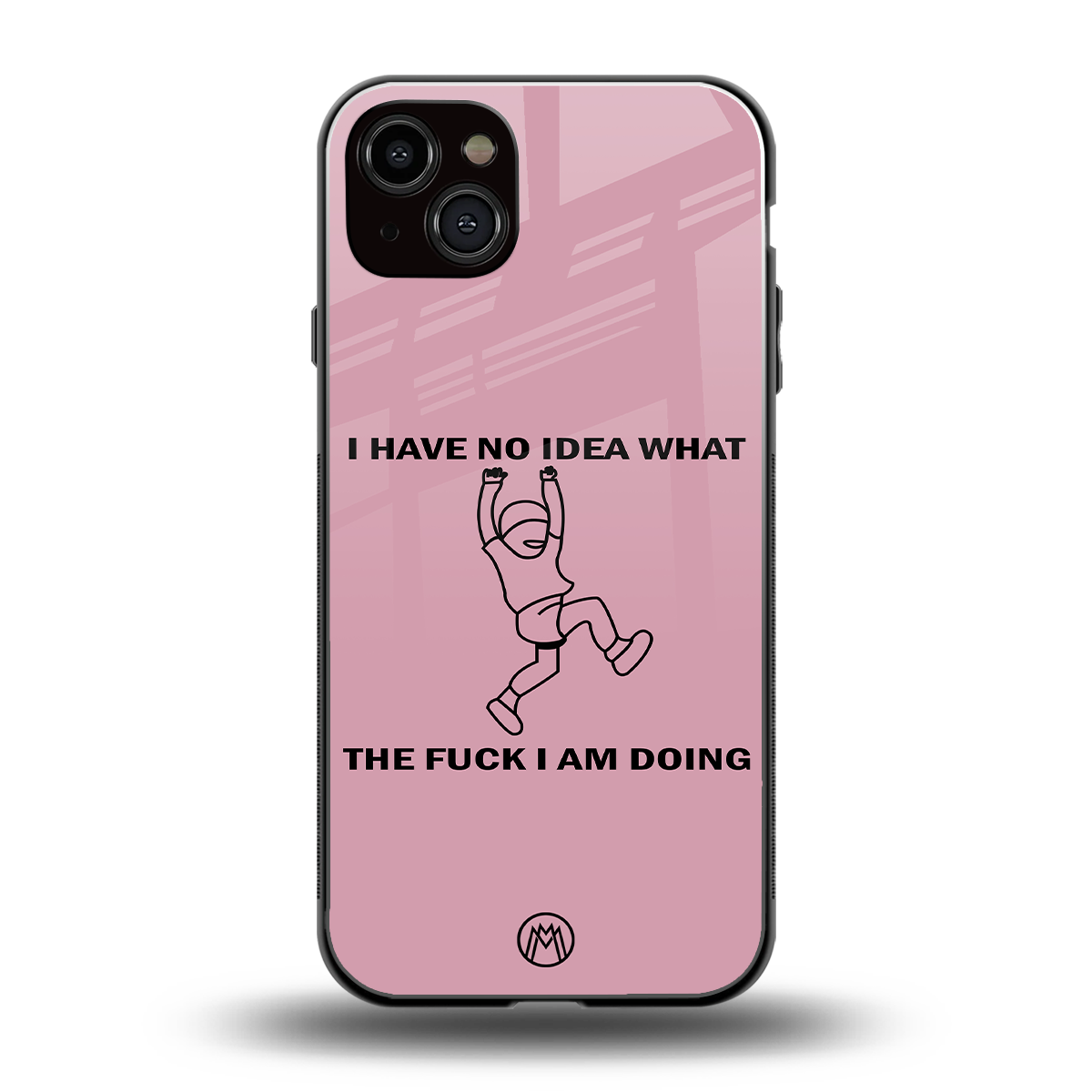 i have no idea back phone cover | glass case for iphone 14 plus