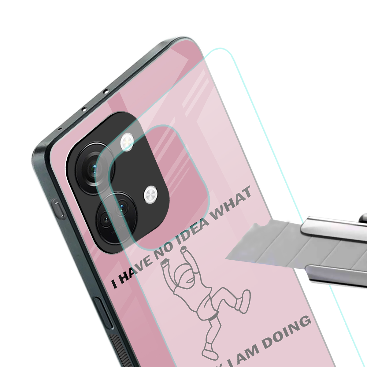 i have no idea back phone cover | glass case for oneplus nord 3