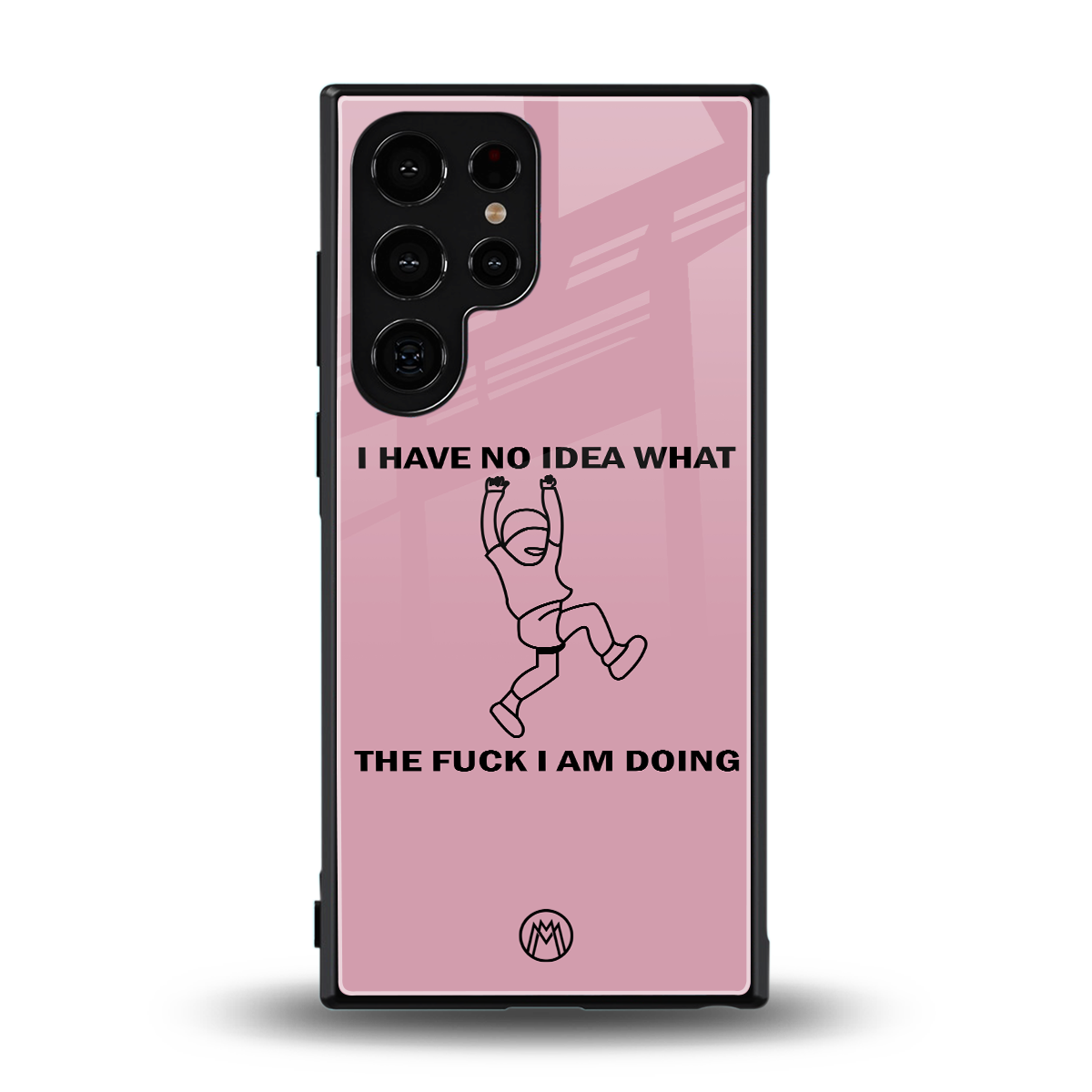 i have no idea back phone cover | glass case for samsung galaxy s24 ultra