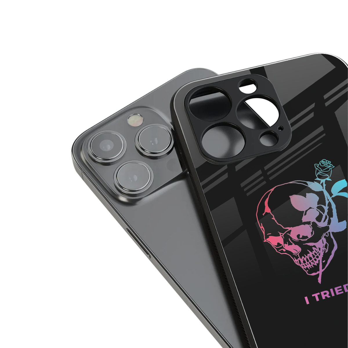 i tried back phone cover | glass case for iphone 13 pro max