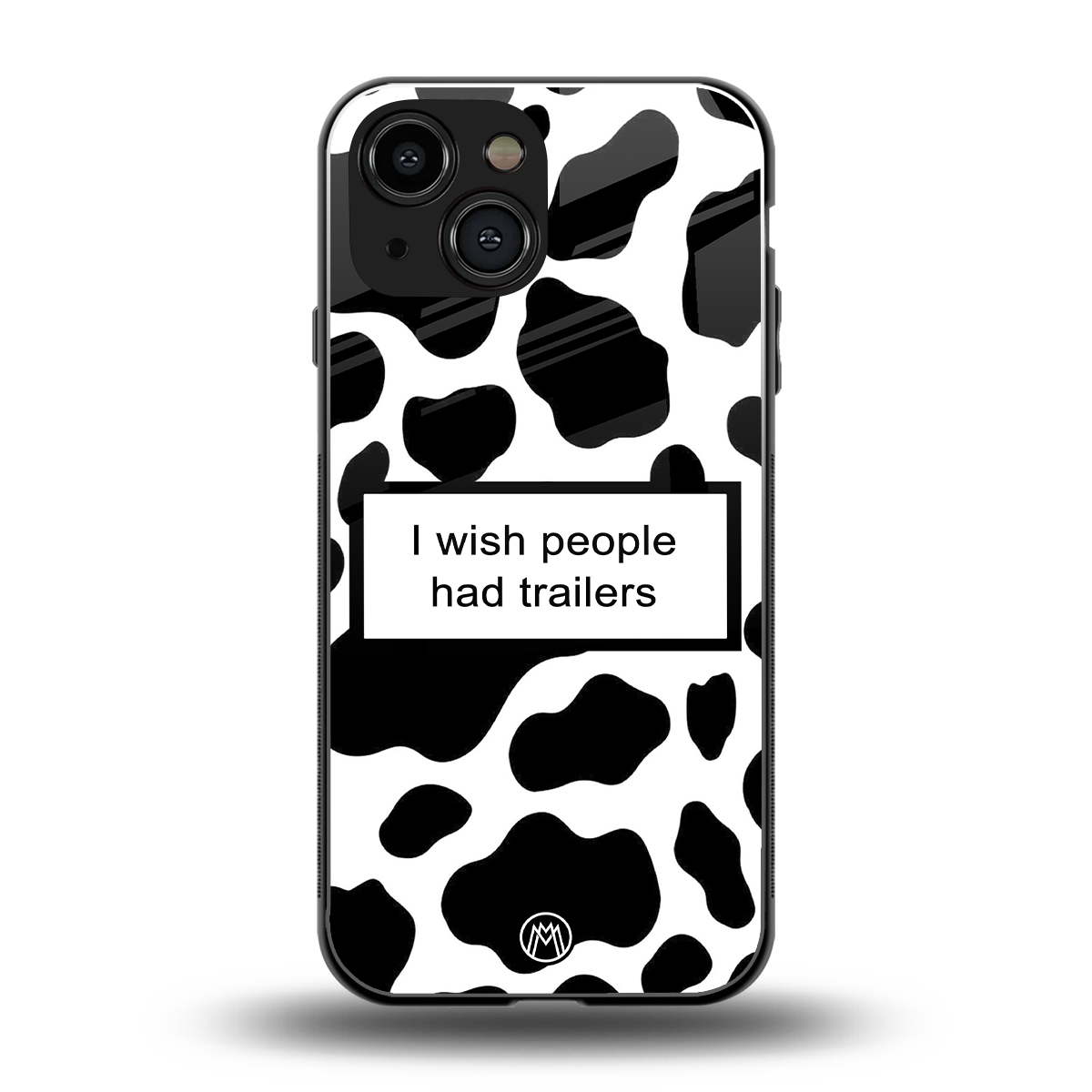 i wish people had trailers back phone cover | glass case for iphone 13 mini