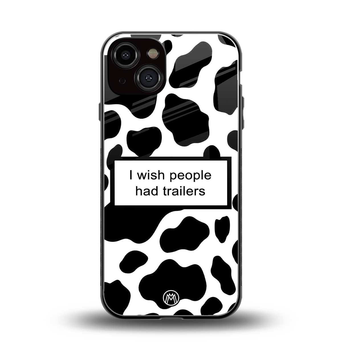 i wish people had trailers back phone cover | glass case for iphone 13