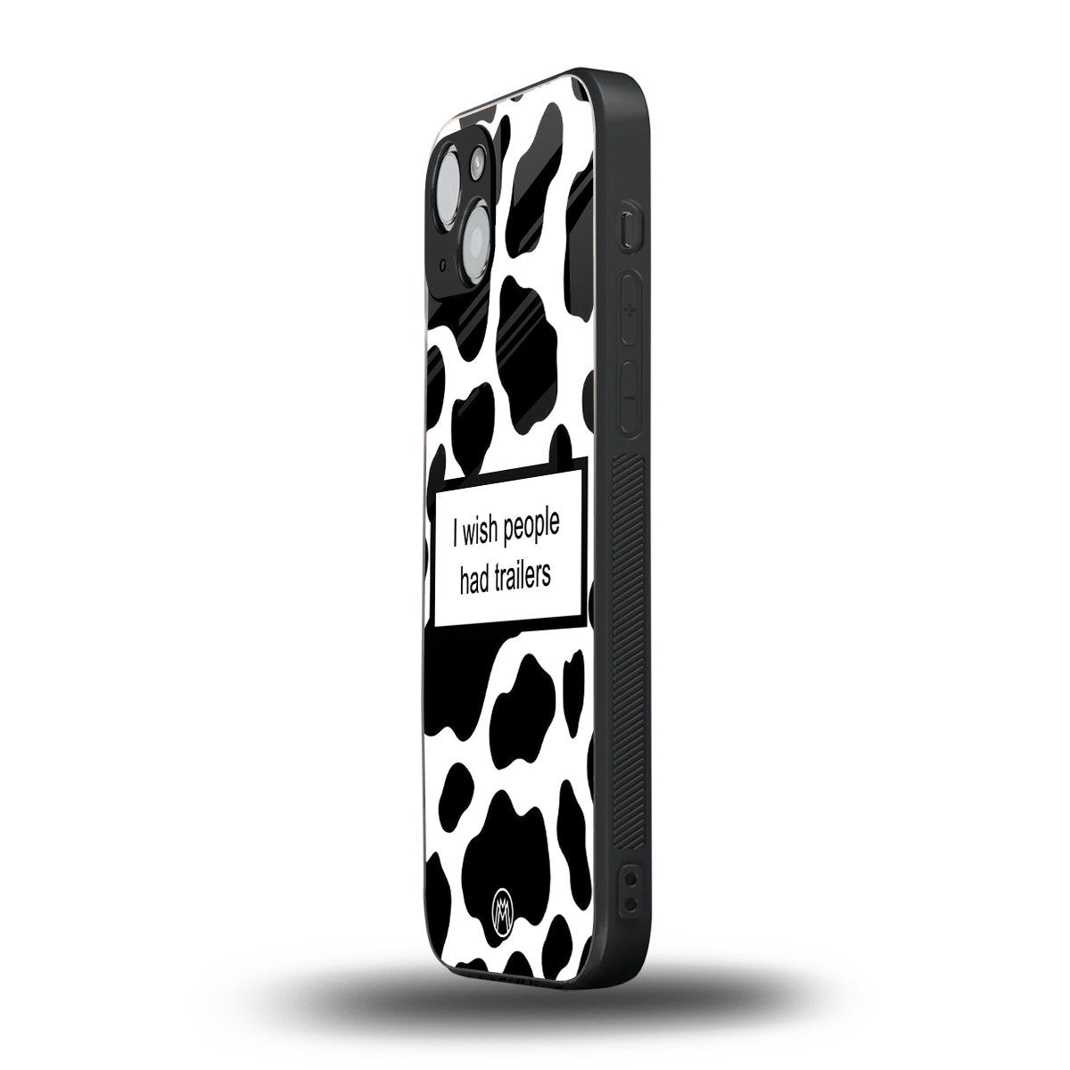 i wish people had trailers back phone cover | glass case for iphone 15 plus