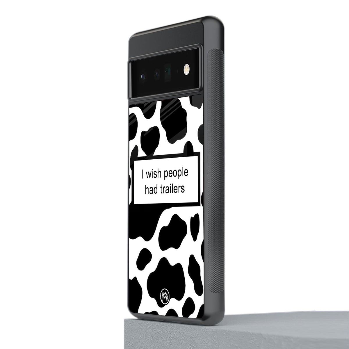 i wish people had trailers back phone cover | glass case for google pixel 6 pro