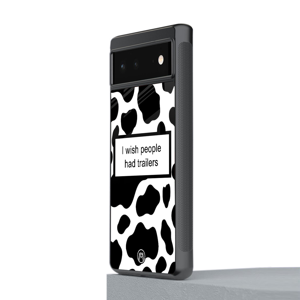 i wish people had trailers back phone cover | glass case for Google Pixel 6A
