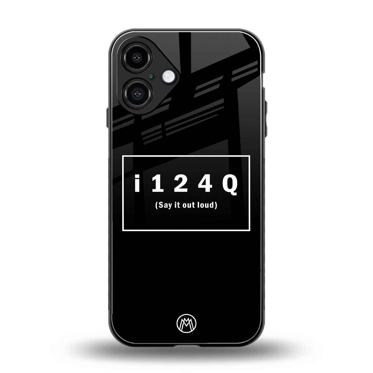i124q back phone cover | glass case for iphone 16 plus