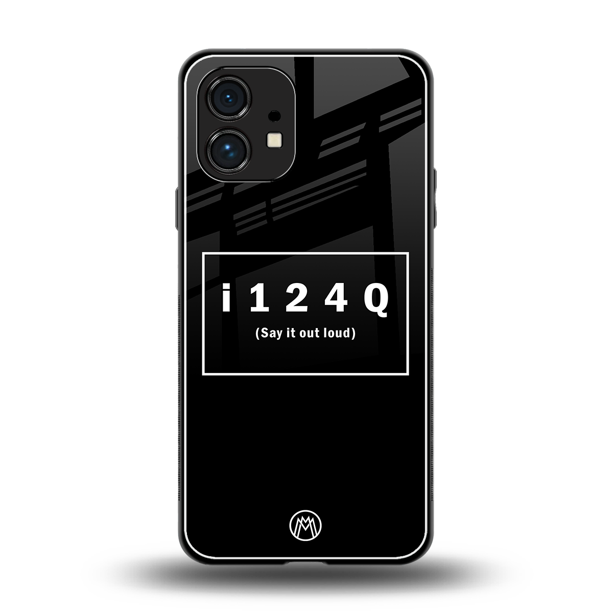 i124q back phone cover | glass case for nothing phone 1
