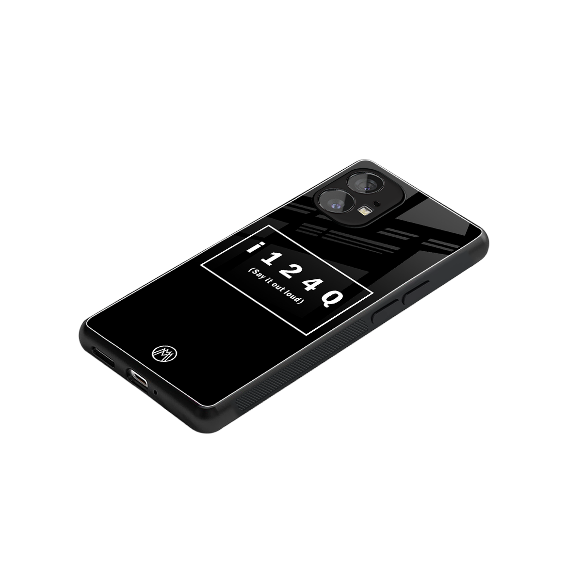 i124q back phone cover | glass case for nothing phone 1