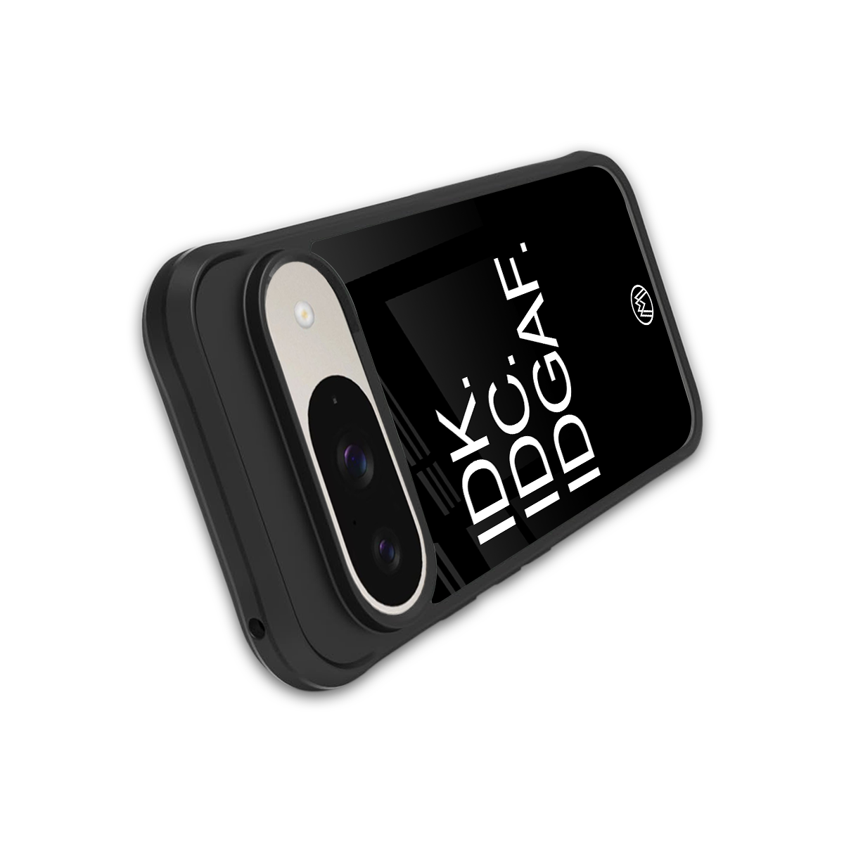 idgaf back phone cover | glass case for google pixel 9