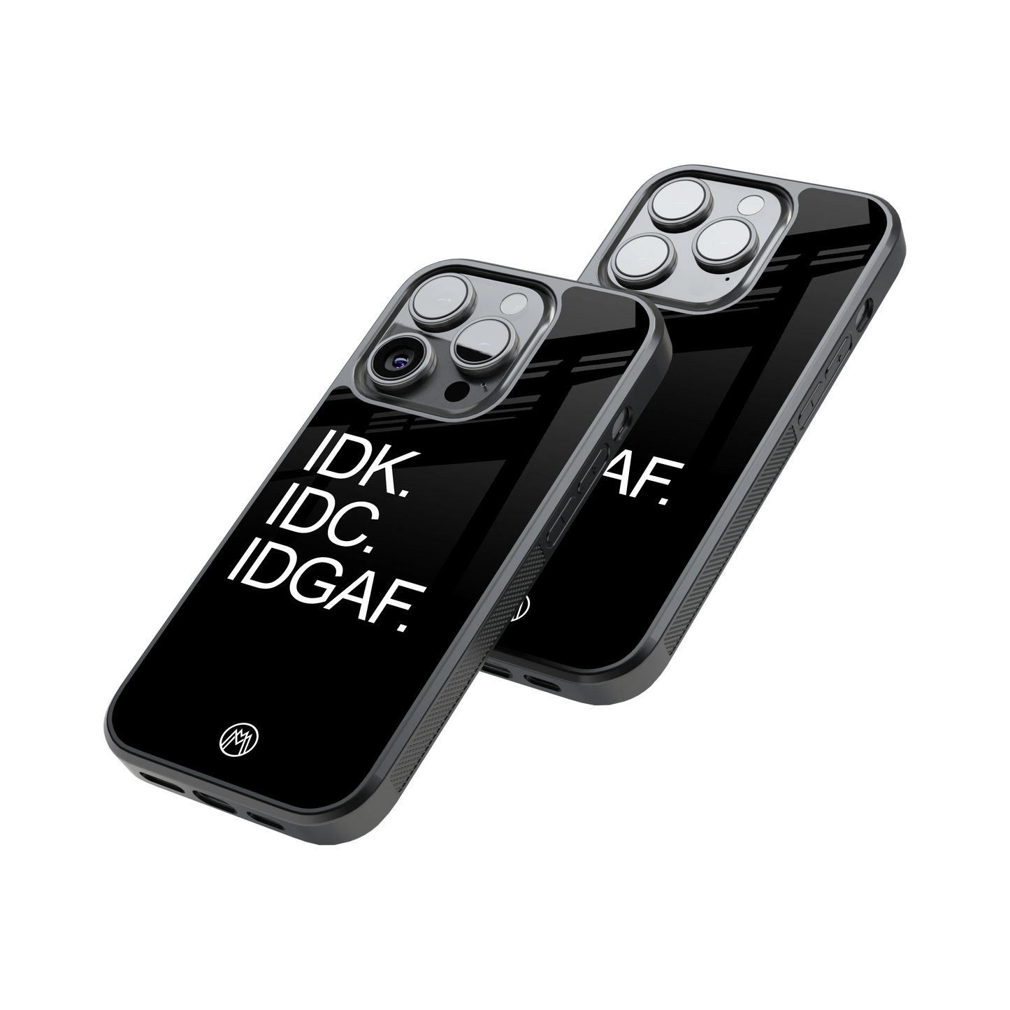 Protective Glass Back Phone Case Compatible with iPhone, Samsung, OnePlus, Pixel & More