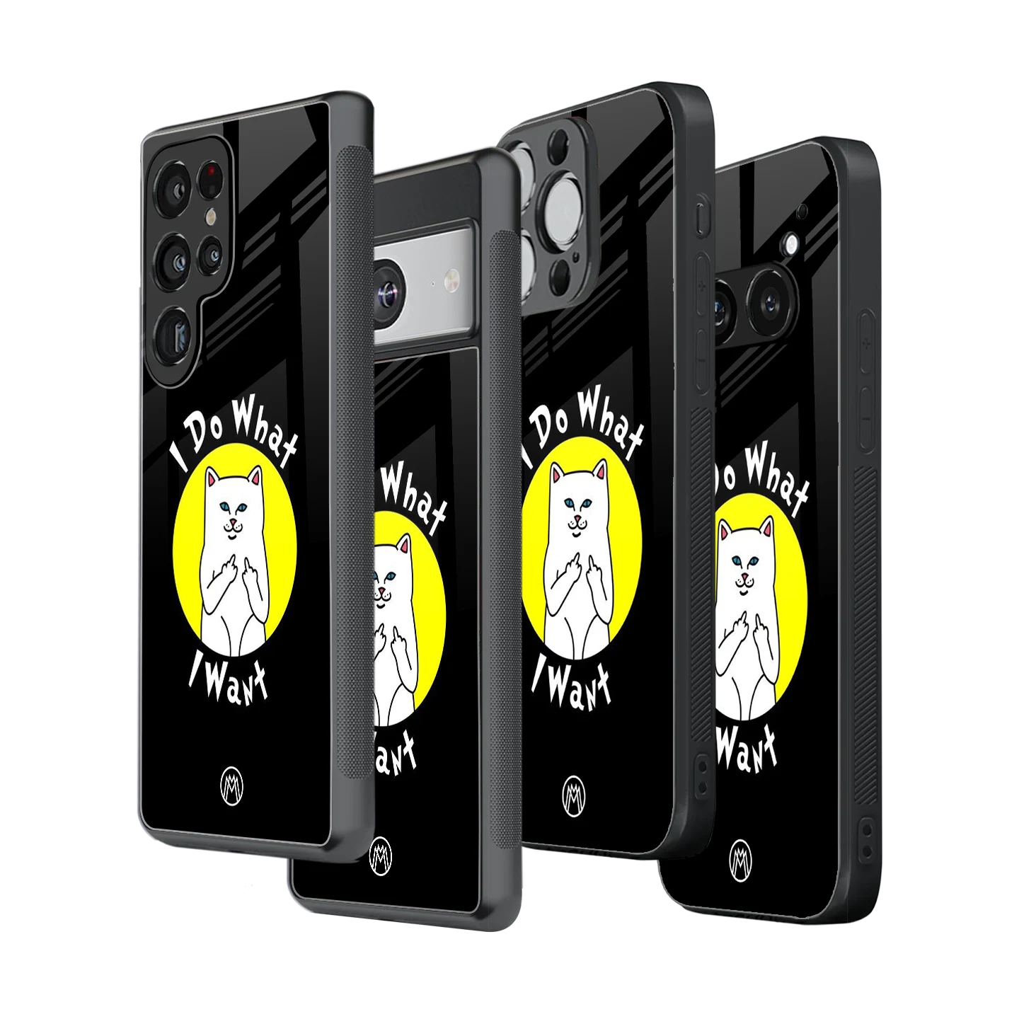 Stylish Glass Back Case for All Smartphones โ iPhone, Samsung, OnePlus, Pixel, Redmi, Oppo, Vivo, Motorola